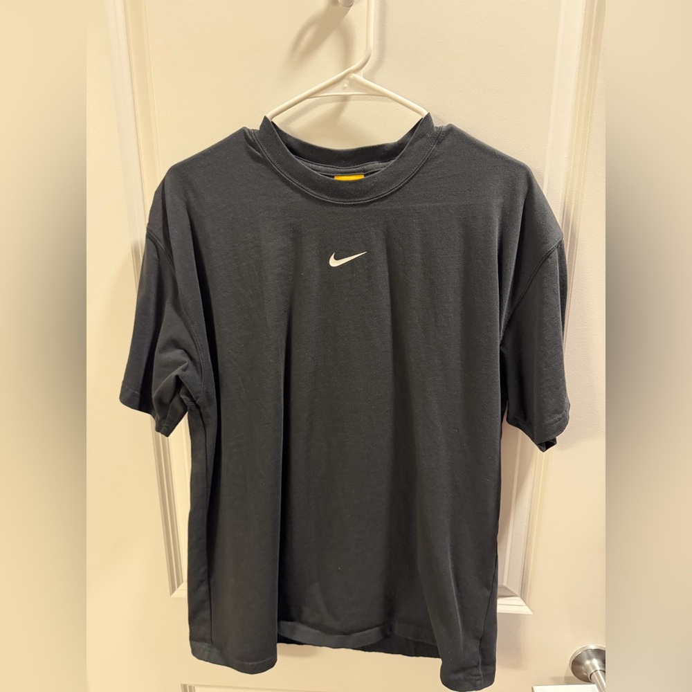 Nike Nocta x Drake Nike Black Short-Sleeve Crewneck T-Shirt with White Swoosh